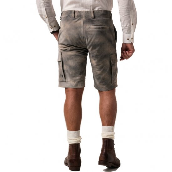 JP1880 Shorts Bermuda Traditional Cowhide Graphite Grey - Kratke hlače - Muške Kratke Hlače Veliki Brojevi 