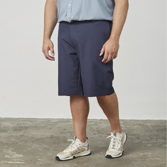 North Latitude Cool Effect Comfort Fit Shorts Blue - Kratke hlače - Muške Kratke Hlače Veliki Brojevi 