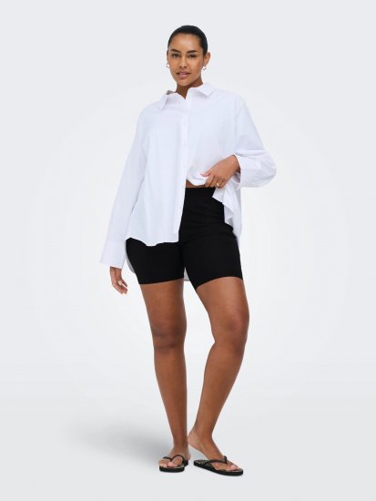 Only Carmakoma Time Shorts Black - Kratke hlače - 