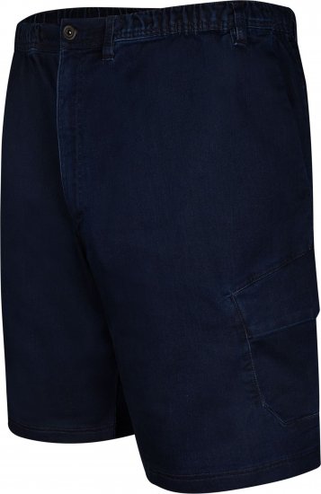 Espionage LW166 Cargo Shorts Indigo - Kratke hlače - Muške Kratke Hlače Veliki Brojevi 