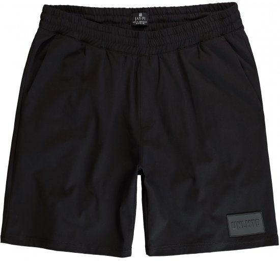 JAY-PI Bermuda FLEXNAMIC® Shorts Black - Kratke hlače - Muške Kratke Hlače Veliki Brojevi 