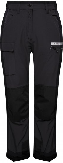 Ulla Popken HYPRAR Multifunctional Durable Inset Trekking Pants Black - Traperice & Hlače u Velikim Veličinama – Plus Size - 