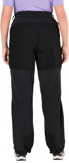 Ulla Popken HYPRAR Multifunctional Durable Inset Trekking Pants Black - Traperice & Hlače u Velikim Veličinama – Plus Size - 