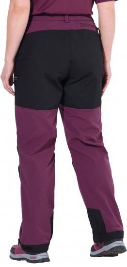 Ulla Popken HYPRAR Multifunctional Durable Inset Trekking Pants Dark Cherry Dark Cherry - Traperice & Hlače u Velikim Veličinama – Plus Size - 