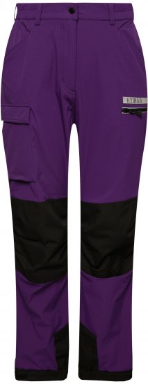 Ulla Popken HYPRAR Multifunctional Durable Inset Trekking Pants Plum - Traperice & Hlače u Velikim Veličinama – Plus Size - 