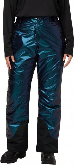 Ulla Popken Ski Pants Water-Repellent MBlue-Of-Pearl Velcro Closure Snow Gaiter Blue - Traperice & Hlače u Velikim Veličinama – Plus Size - 