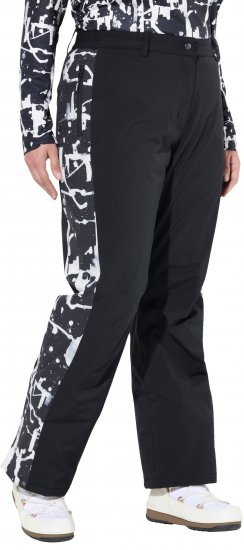 Ulla Popken Hyprar Functional Trousers Waterproof Velcro Closure Snow Gaiter Black - Traperice & Hlače u Velikim Veličinama – Plus Size - 
