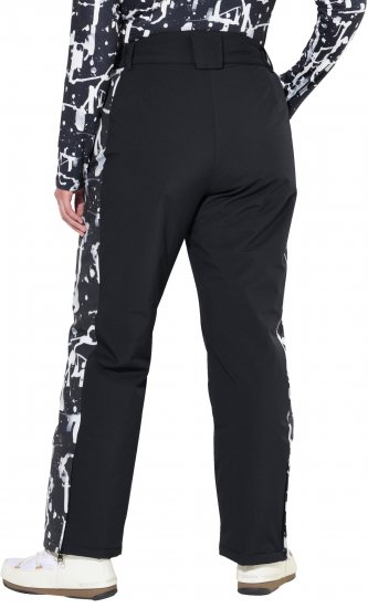 Ulla Popken Hyprar Functional Trousers Waterproof Velcro Closure Snow Gaiter Black - Traperice & Hlače u Velikim Veličinama – Plus Size - 