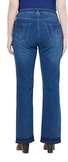 Ulla Popken Stretch Fit Bootcut Jeans Blue Denim - Traperice & Hlače u Velikim Veličinama – Plus Size - 
