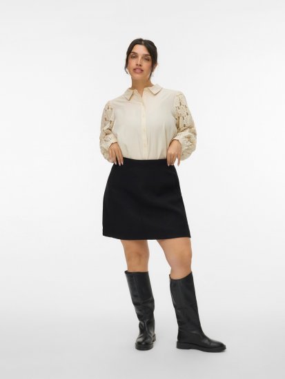 Vero Moda Fortune Eallison Short Skirt Black - Suknje - 