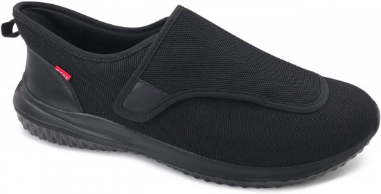 D555 Shelvey Kingsize Open Top Knitted Shoe Black - Tenisice - 