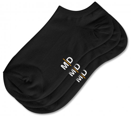 Motley Denim William 3-pak niskih čarapa Crna - Donje rublje & kupaće hlače - muške donje rublje veliki brojevi