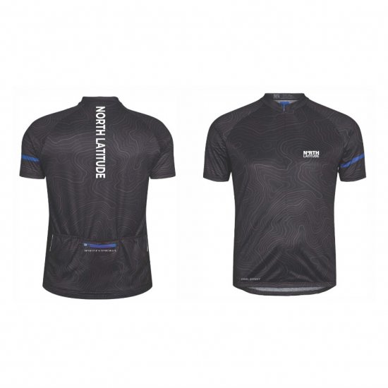 North Latitude Cycling Shirt Black - Biciklistička odjeća - 