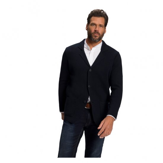 JP1880 Jacket Business Flexnamic Milano Navy - Sva odjeća - Veliki Brojevi Odjeće