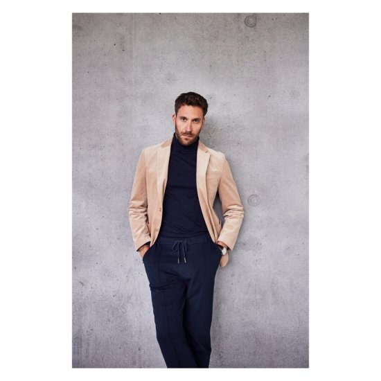 JP1880 Suit Jacket Corduroy Business Sand - Odijela - Muška Odijela Veliki Brojevi