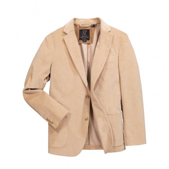 JP1880 Suit Jacket Corduroy Business Sand - Odijela - Muška Odijela Veliki Brojevi