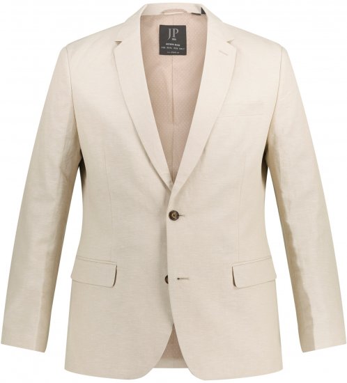 JP1880 Kos Linen Blend Jacket Sand - Odijela - Muška Odijela Veliki Brojevi