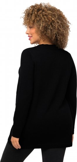 Ulla Popken Gingerbread Man Christmas Sweater Black - Puloveri & dukserice - 