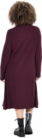 Ulla Popken Long Turtleneck Duster Sweater Plum - Puloveri & dukserice - 
