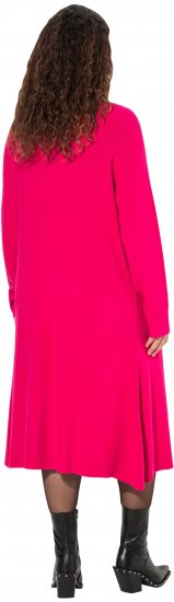 Ulla Popken Long Turtleneck Duster Sweater Red Pink - Puloveri & dukserice - 