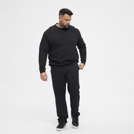 North Latitude Sweatpants Black - Sportske hlače & kratke - Muške Trenirke Veliki Brojevi