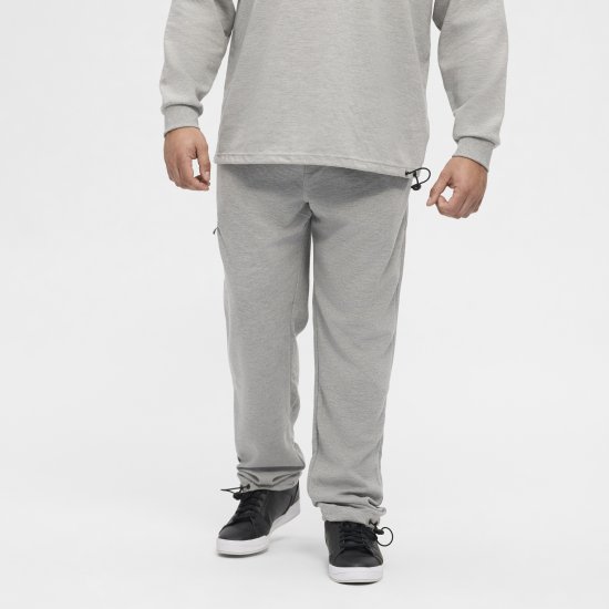 North Latitude Ottoman Sweatpants Mid Grey - Sportske hlače & kratke - Muške Trenirke Veliki Brojevi