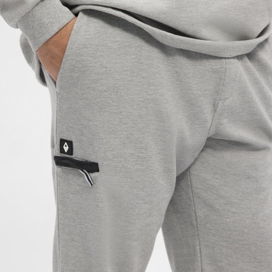 North Latitude Ottoman Sweatpants Mid Grey - Sportske hlače & kratke - Muške Trenirke Veliki Brojevi