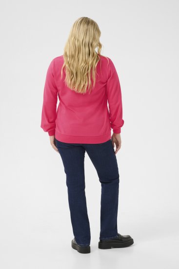 Kaffe Curve Violi Sweatshirt Raspberry Pink - Dukserice - 