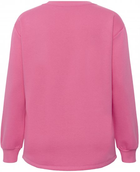 Kaffe Curve Sus Sweatshirt Pink Power - Dukserice - 