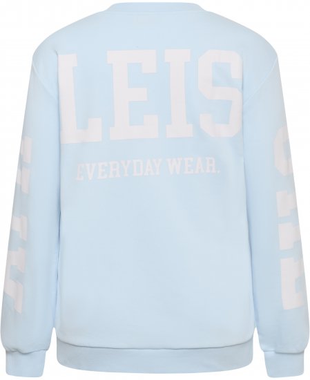 Kaffe Curve Mila Sweatshirt Nantucket Breeze Blue - Dukserice - 