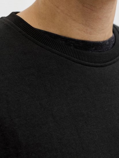 Jack & Jones Brandon Sweatshirt Black - Puloveri & dukserice - Muške Puloveri & dukserice veliki brojevi