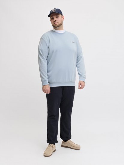 Jack & Jones Brandon Sweatshirt Blue - Puloveri & dukserice - Muške Puloveri & dukserice veliki brojevi