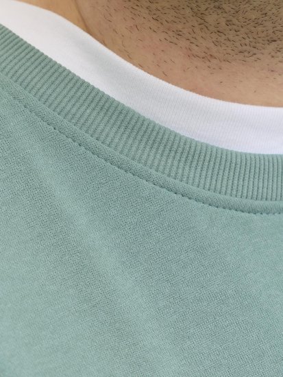 Jack & Jones Brandon Sweatshirt Turquoise - Puloveri & dukserice - Muške Puloveri & dukserice veliki brojevi