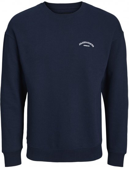 Jack & Jones College Logo Sweatshirt Navy - Puloveri & dukserice - Muške Puloveri & dukserice veliki brojevi