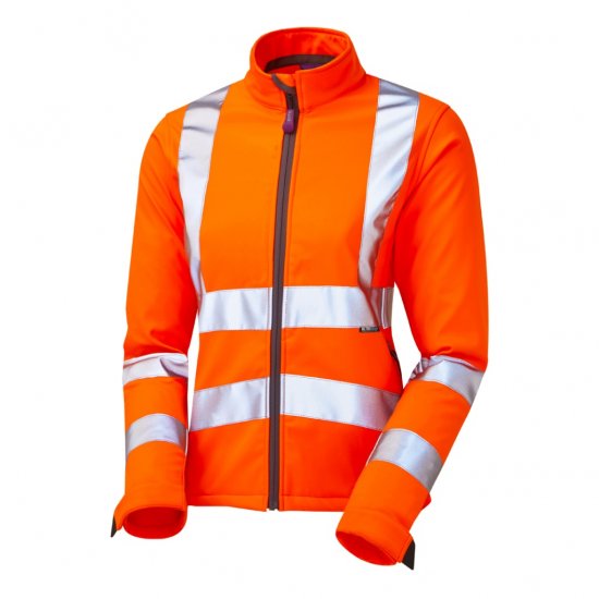 Leo Honeywell EcoViz Women's Softshell Jacket Orange - Radna odjeća - 