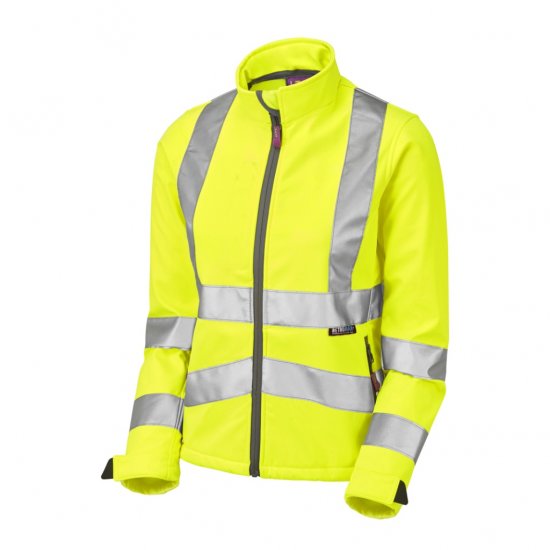 Leo Honeywell EcoViz Women's Softshell Jacket Yellow - Radna odjeća - 