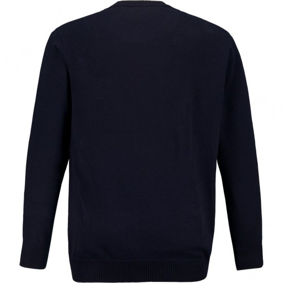 JP1880 Pullover Sweater Dark Navy TALL - MUŠKA ODJEĆA MT-6XLT - Odjeća za Visoke Muškarce