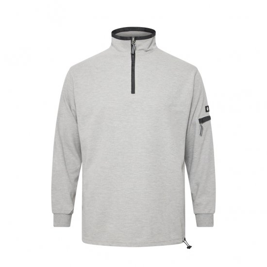 North Latitude Ottoman Sweatshirt Mid Grey - Puloveri & dukserice - Muške Puloveri & dukserice veliki brojevi