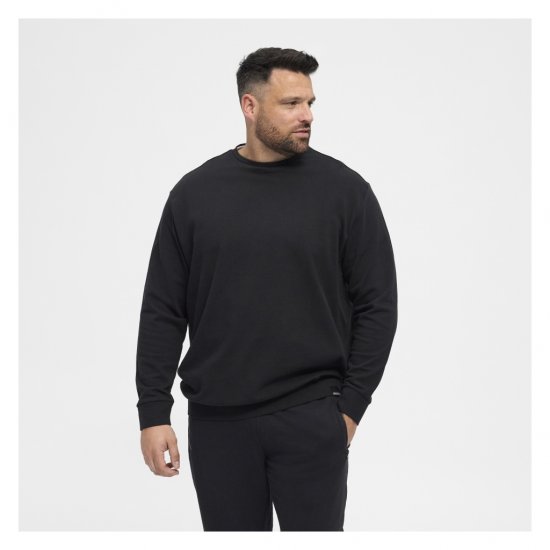 North Latitude Crew Neck Sweatshirt Black - Puloveri & dukserice - Muške Puloveri & dukserice veliki brojevi
