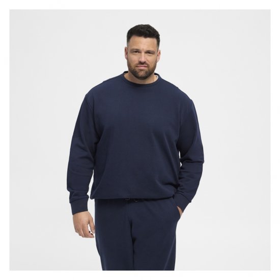 North Latitude Crew Neck Sweatshirt Navy - Puloveri & dukserice - Muške Puloveri & dukserice veliki brojevi