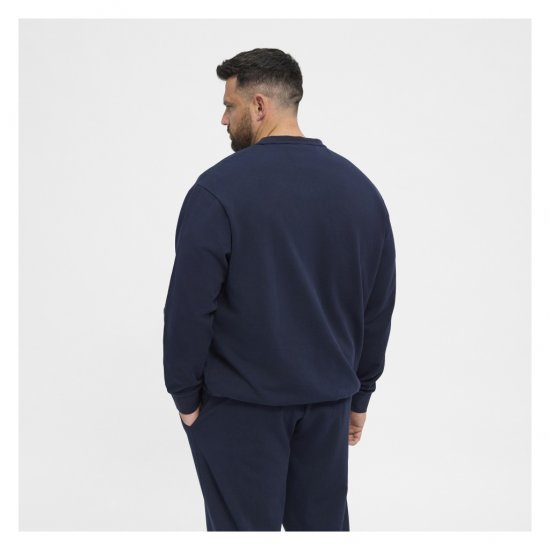 North Latitude Crew Neck Sweatshirt Navy - Puloveri & dukserice - Muške Puloveri & dukserice veliki brojevi