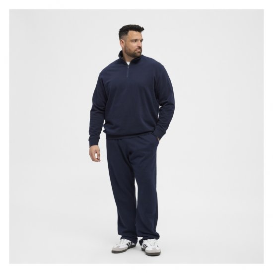 North Latitude Half-Zip Sweatshirt Navy Blue - Puloveri & dukserice - Muške Puloveri & dukserice veliki brojevi