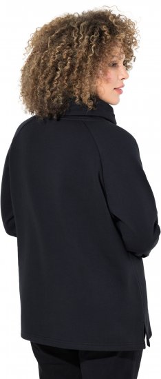 Ulla Popken Sparkling Candy Cane Graphic Sweatshirt Black - Puloveri & dukserice - 