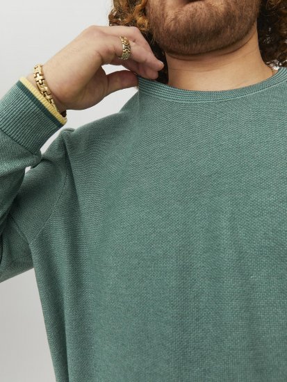 Jack & Jones Logan Spring Knitted Pillover Grey - Puloveri & dukserice - Muške Puloveri & dukserice veliki brojevi