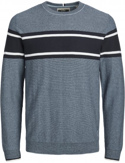 Jack & Jones Logan Spring Knitted Pullover Turquoise - Puloveri & dukserice - Muške Puloveri & dukserice veliki brojevi