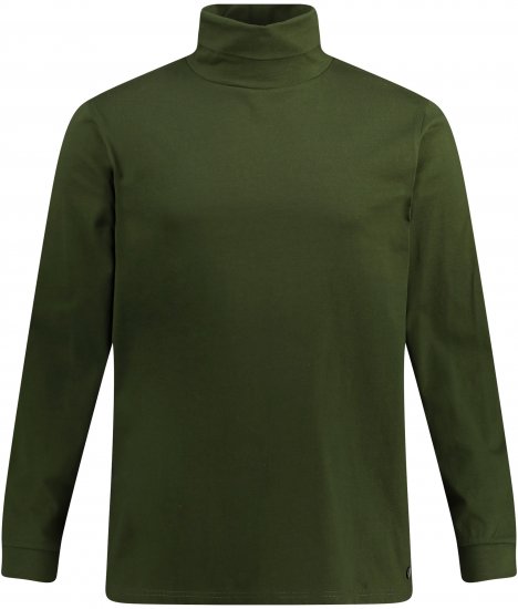 JP1880 Turtleneck Sweatshirt Green - Puloveri & dukserice - Muške Puloveri & dukserice veliki brojevi