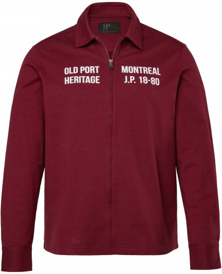JP1880 Sweatshirt Long Sleeve Boxy Fit Red - Puloveri & dukserice - Muške Puloveri & dukserice veliki brojevi