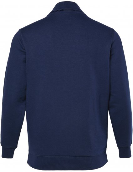 JP1880 Sweat Jacket Shawl Collar Navy - Puloveri & dukserice - Muške Puloveri & dukserice veliki brojevi