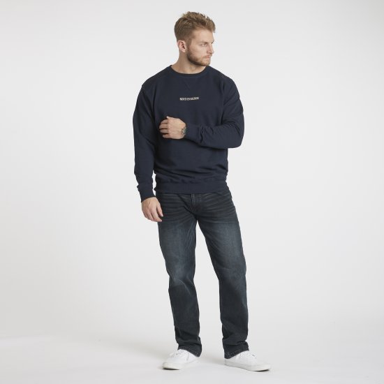 North Latitude Denim Logo Sweatshirt Navy Blue TALL - TALL puloveri - 
