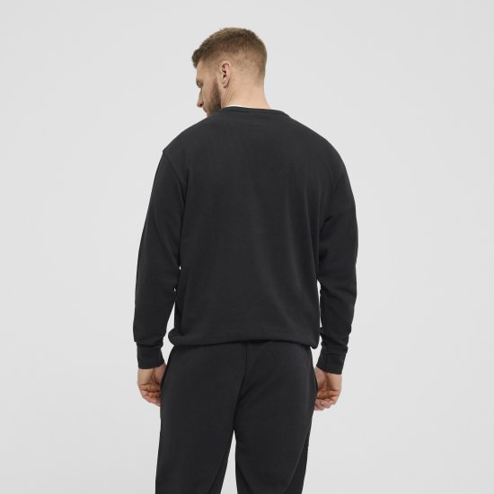 North Latitude Denim Crew Neck Sweatshirt Black TALL - TALL puloveri - 